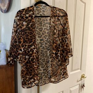Leopard caftan from Amazon, no tags. Machine wash cold